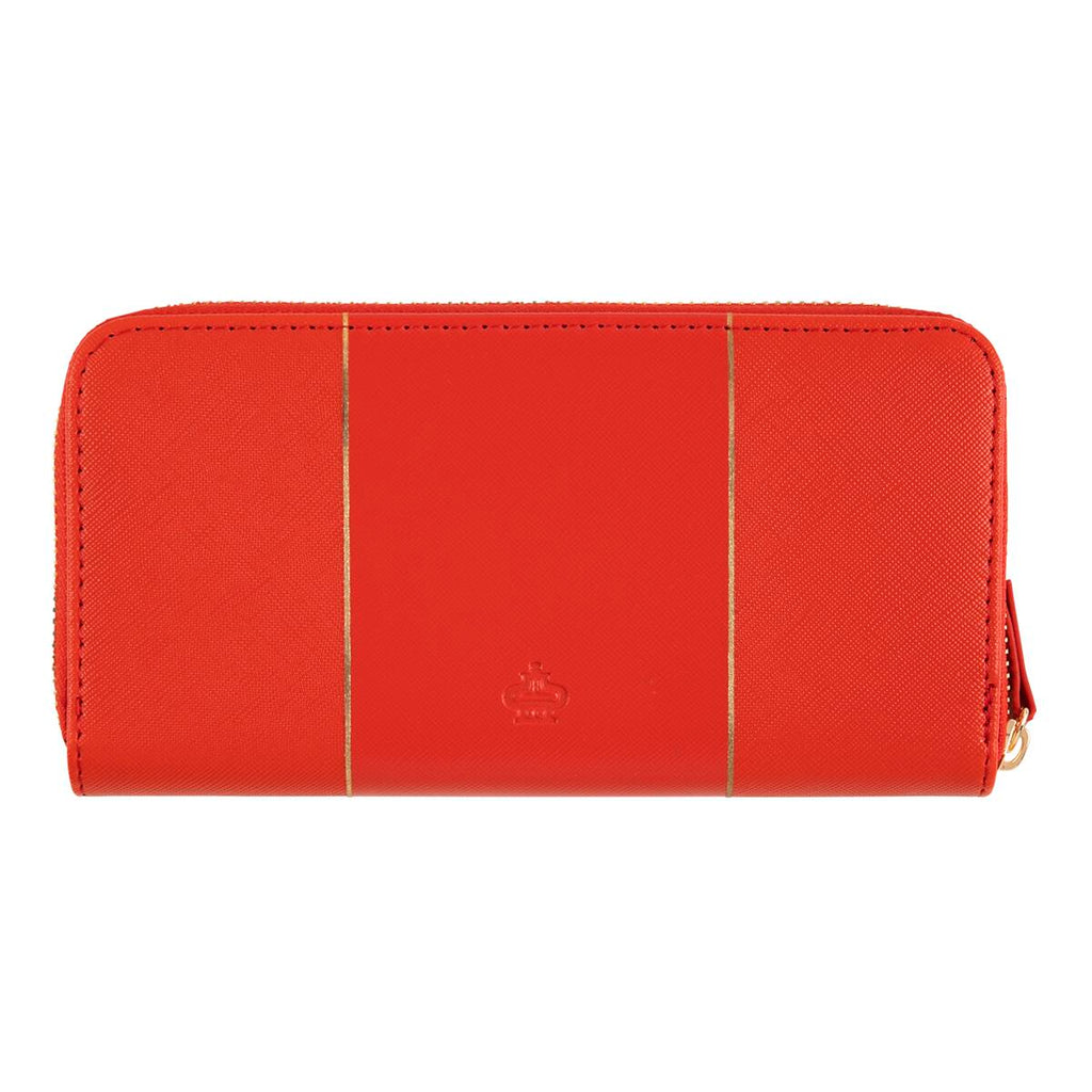 Cartera grande estampada Rojo 3