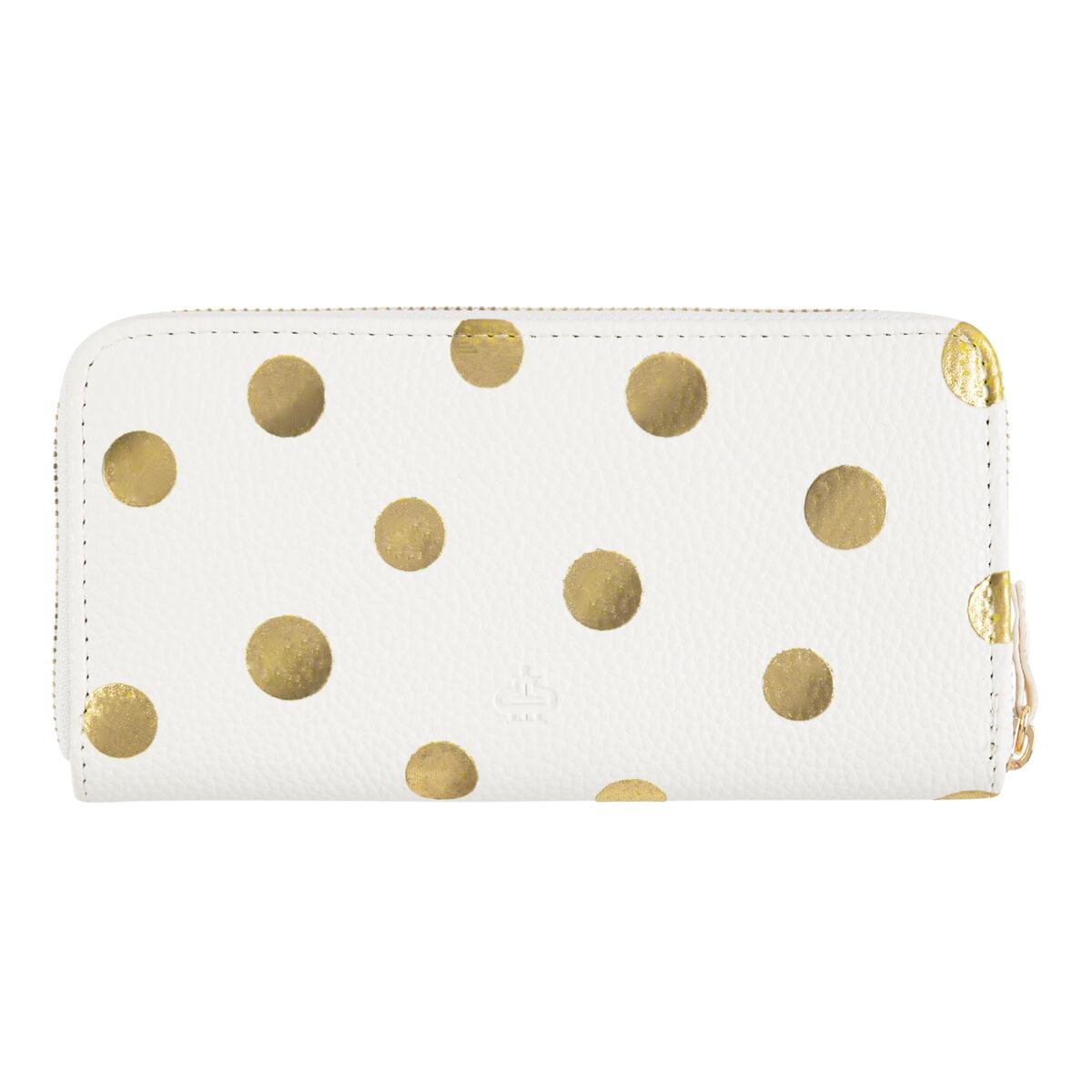 Cartera grande estampada Marfil gráfico 3