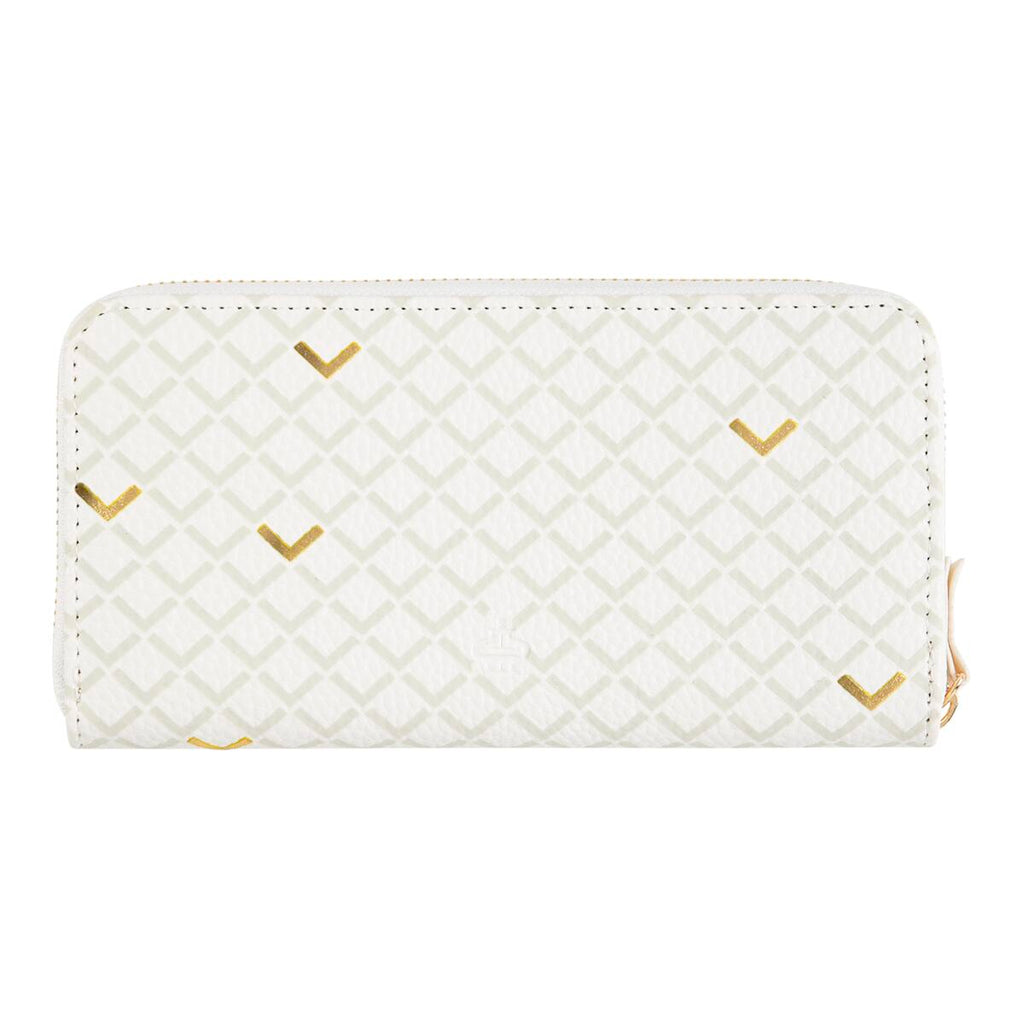 Cartera grande estampada Blanco gráfico 3