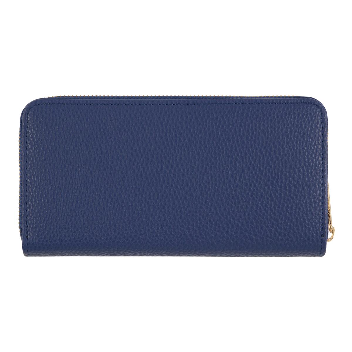 Cartera grande estampada Azul La vie est belle 3