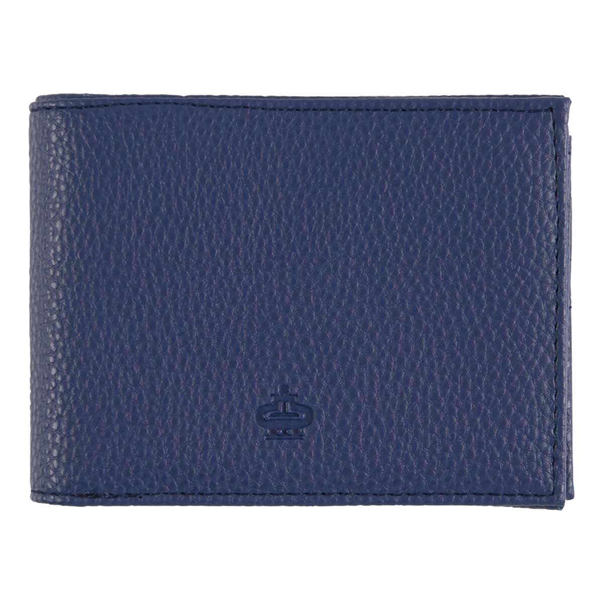 Billetera plana Azul marino 1