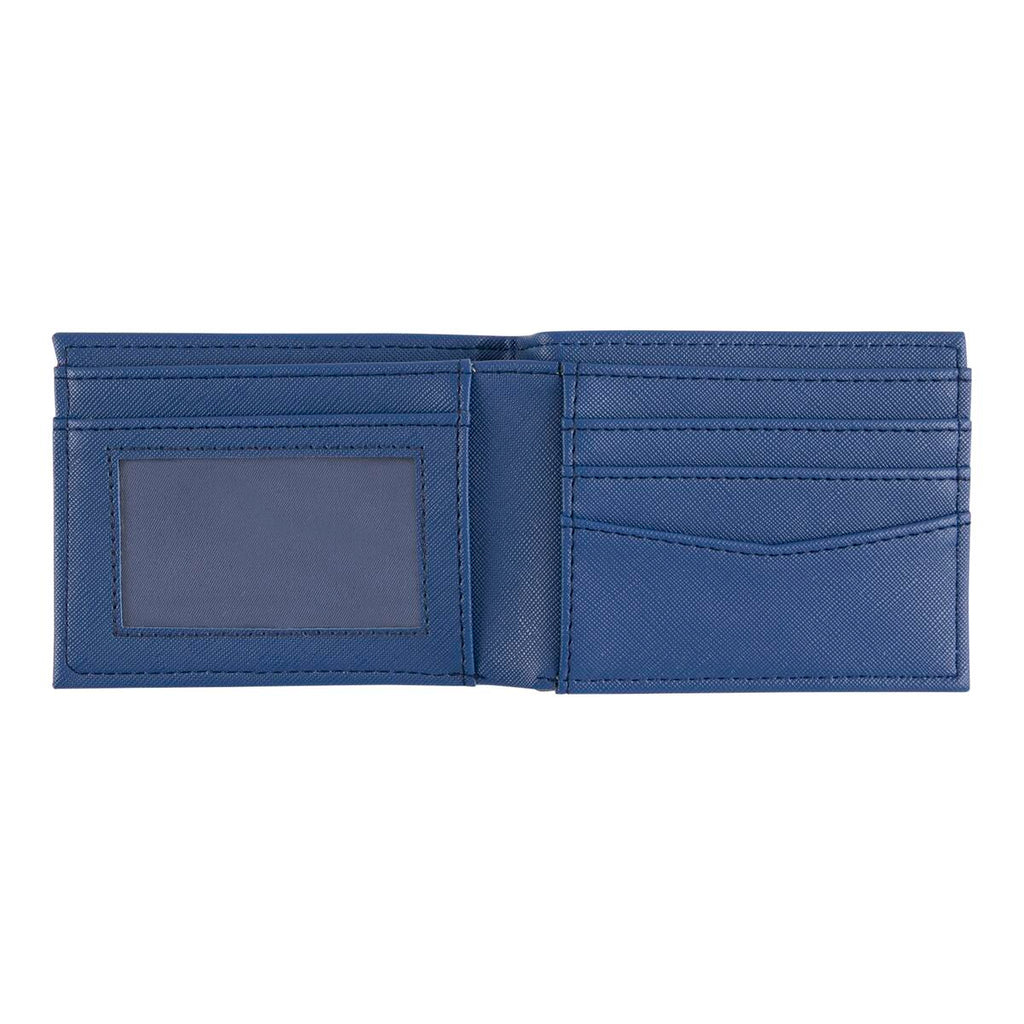 Billetera plana Rayas azules gráficas 2
