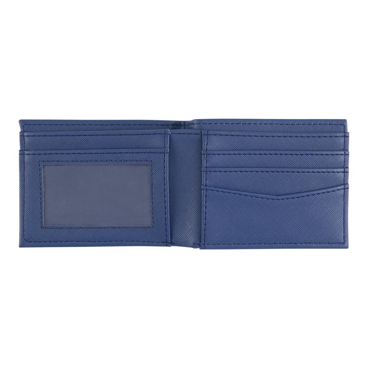 Billetera plana Rayas azules gráficas 2
