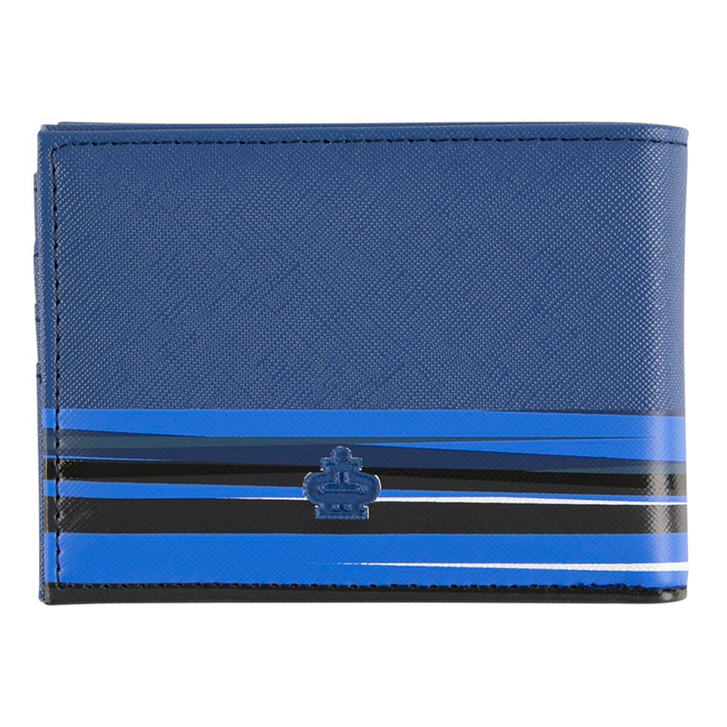 Billetera plana Rayas azules gráficas 3