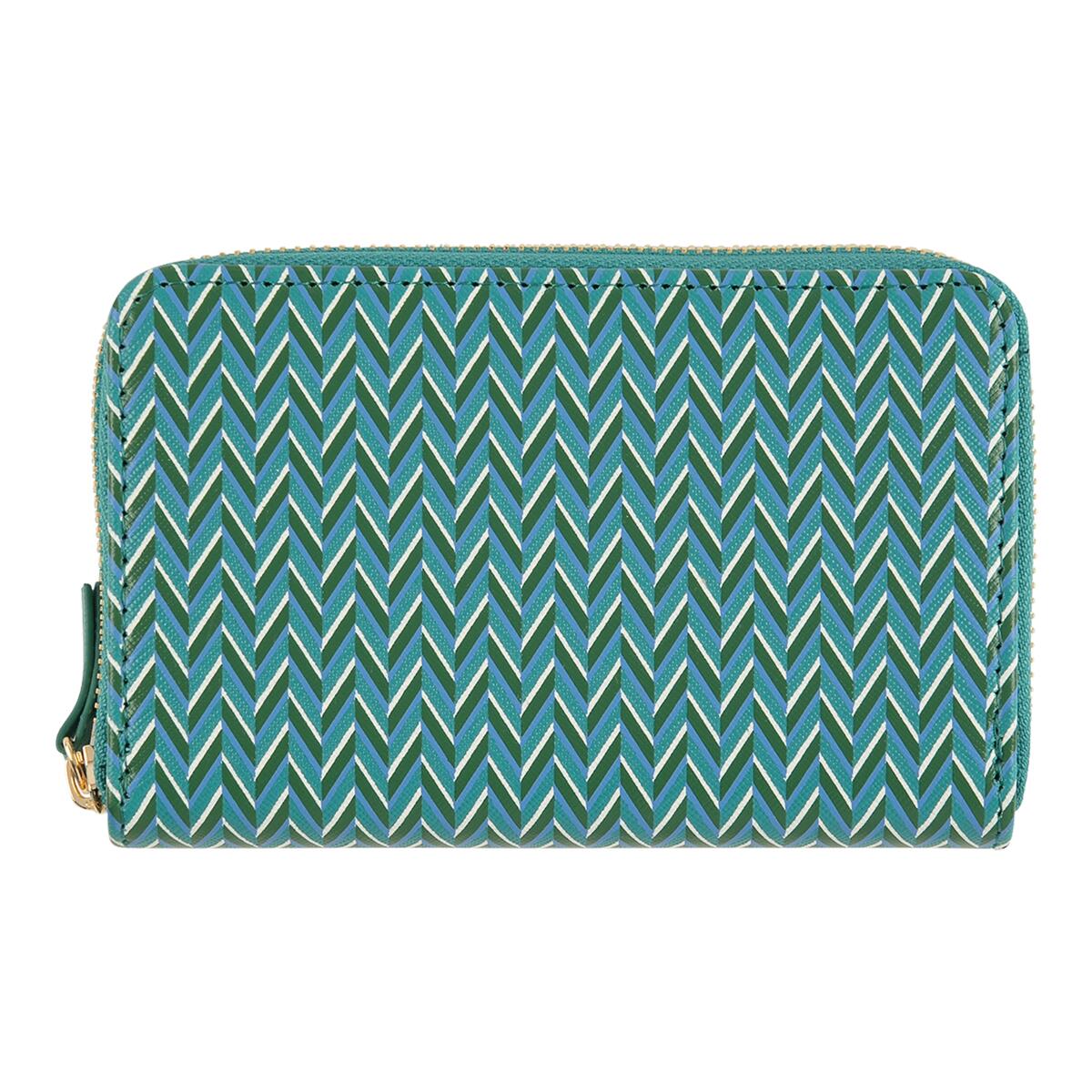Cartera estampada Gráfico turquesa 1