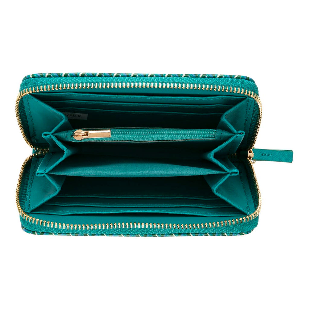 Cartera estampada Gráfico turquesa 2