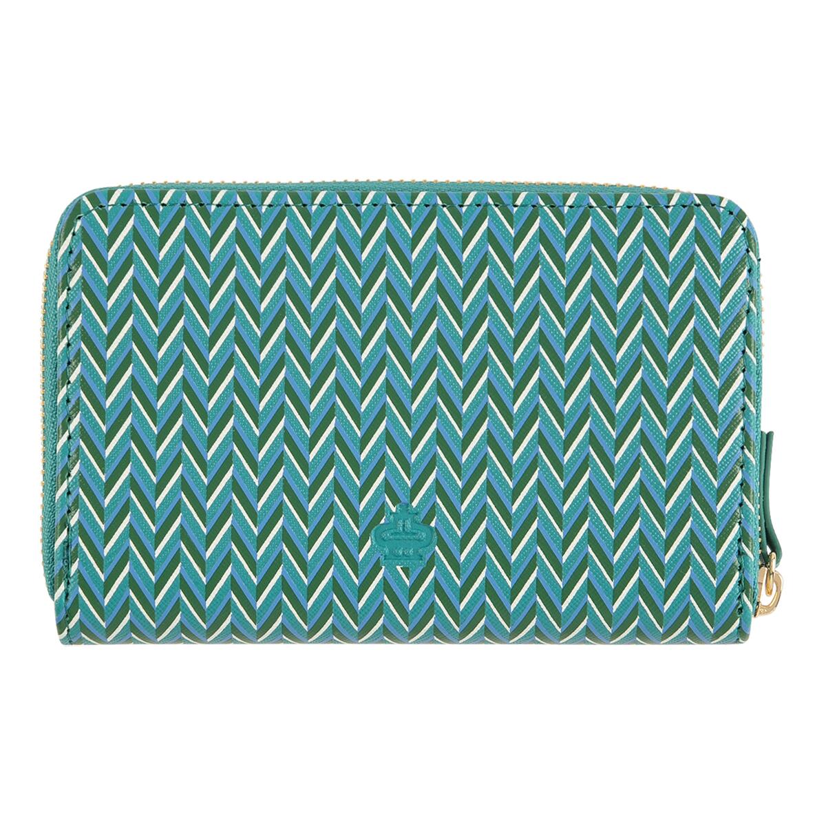 Cartera estampada Gráfico turquesa 3