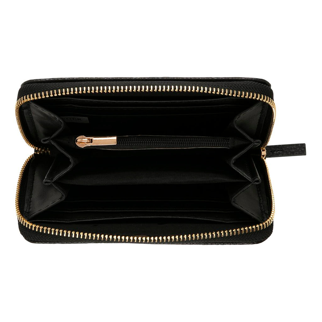 Cartera estampada Negro 2