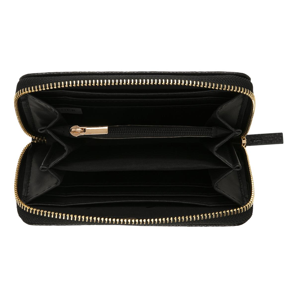 Cartera estampada Negro 2