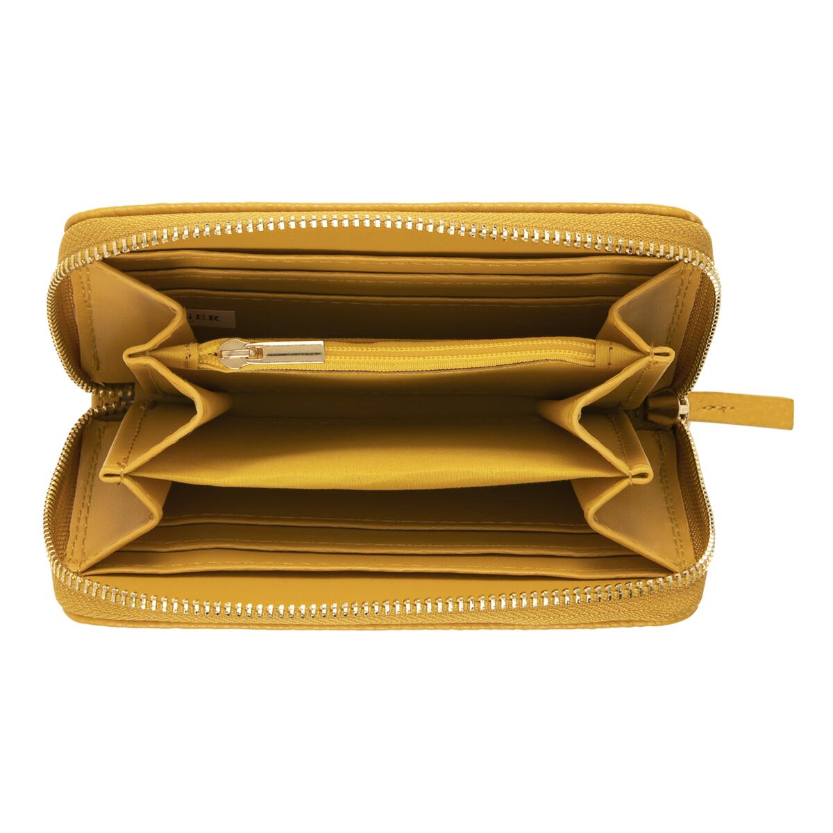 Cartera estampada Amarillo mostaza 2