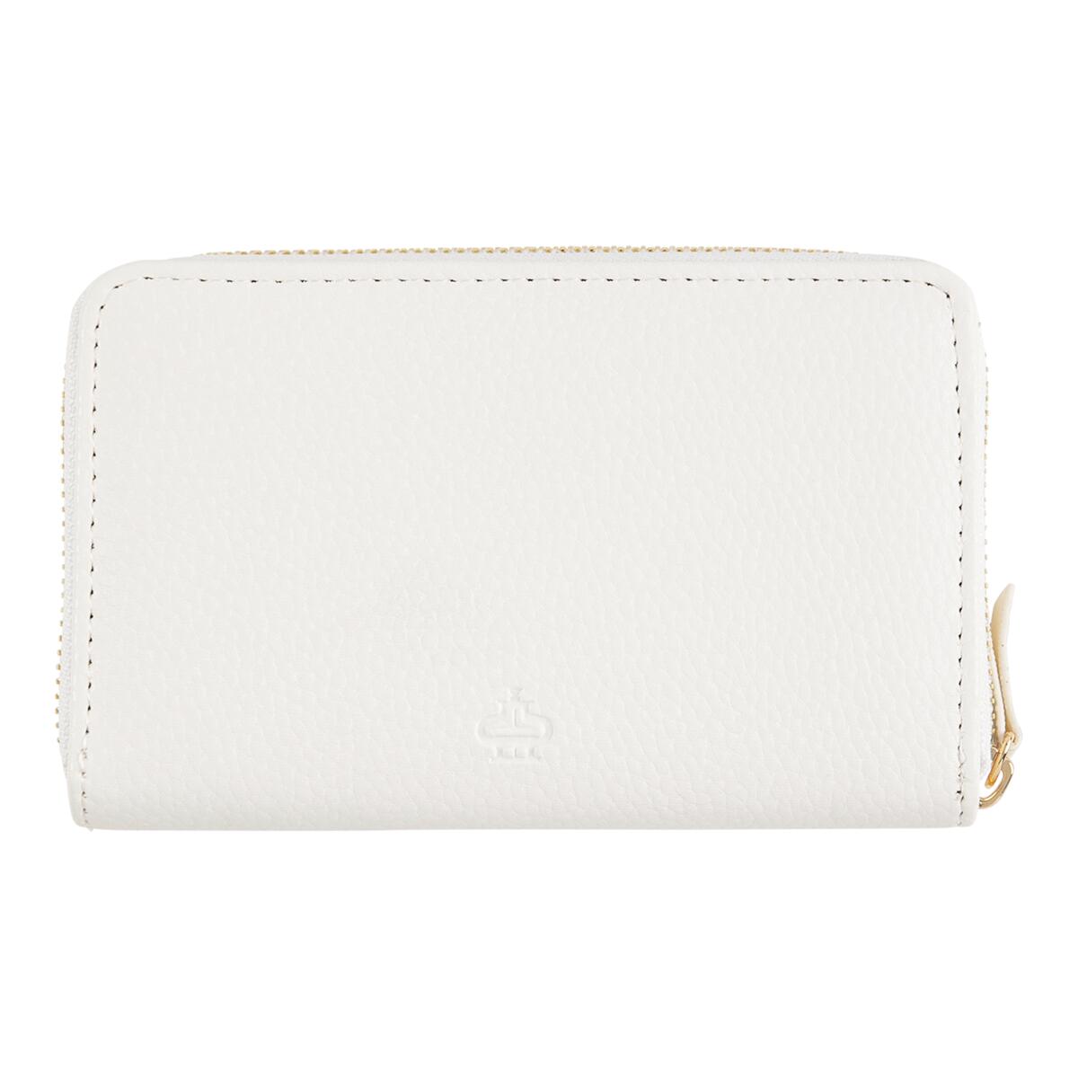 Cartera estampada Corazón marfil 3