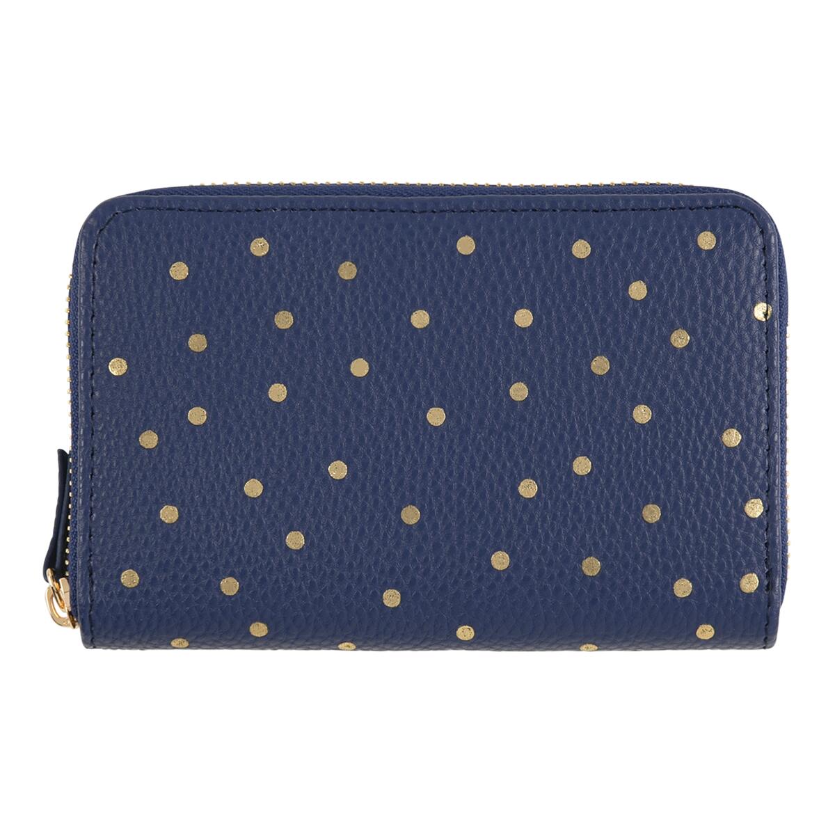Cartera estampada Gráfico azul marino 1