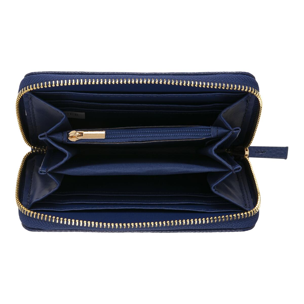 Cartera estampada Gráfico azul marino 2