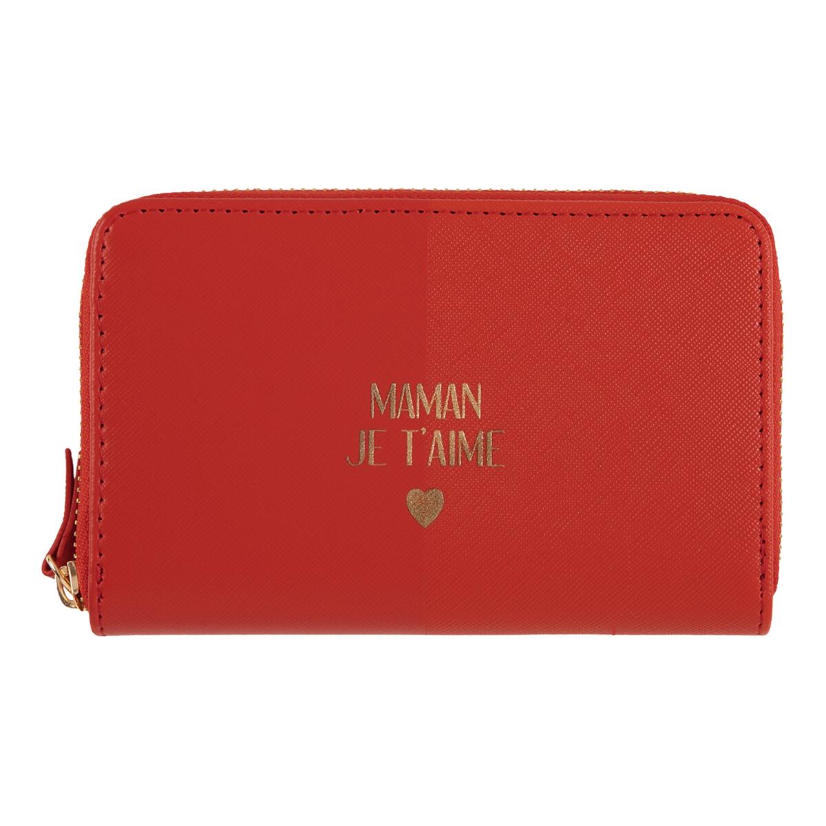 Cartera estampada Mami roja te quiero 1