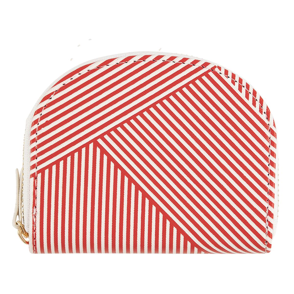 Monedero pequeno Rojo gráfico blanco 1