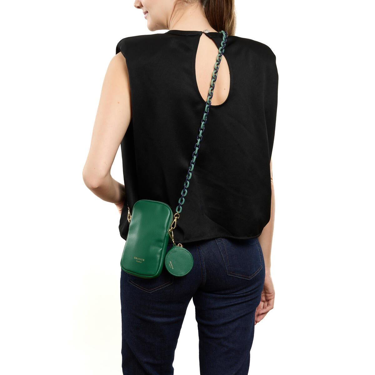 Funda para auriculares y llaves Verde 4