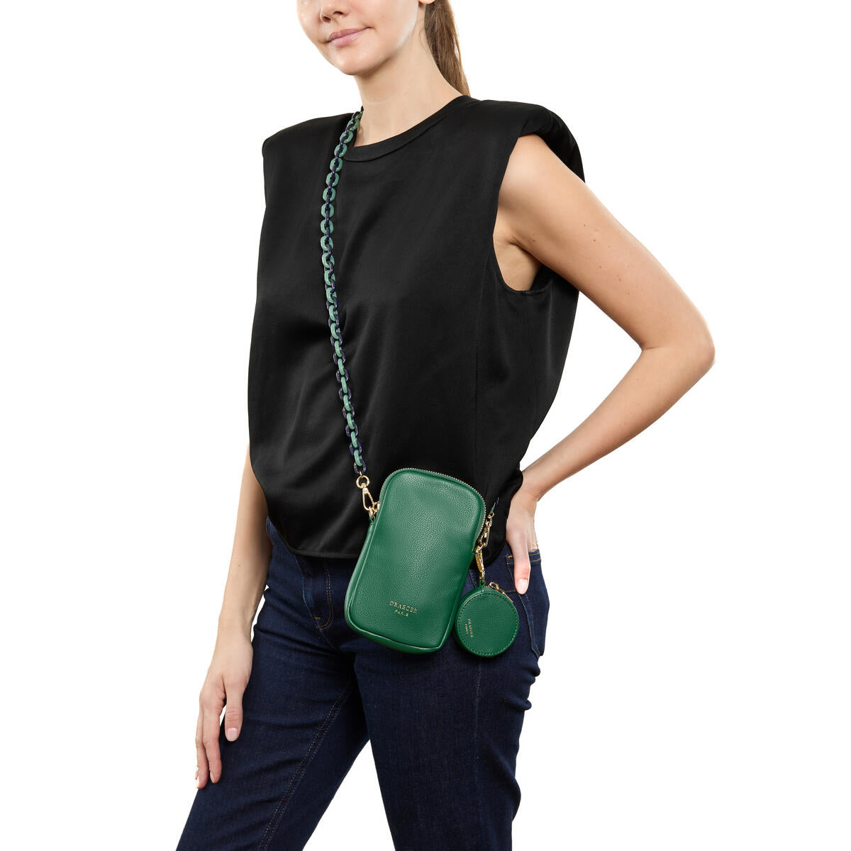 Funda para auriculares y llaves Verde 5