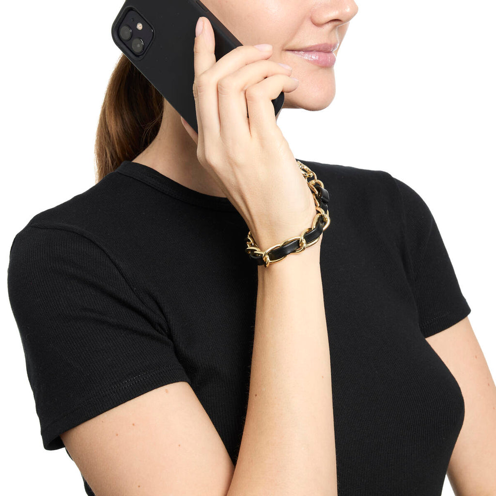 Colgante para móvil Cuero negro 4