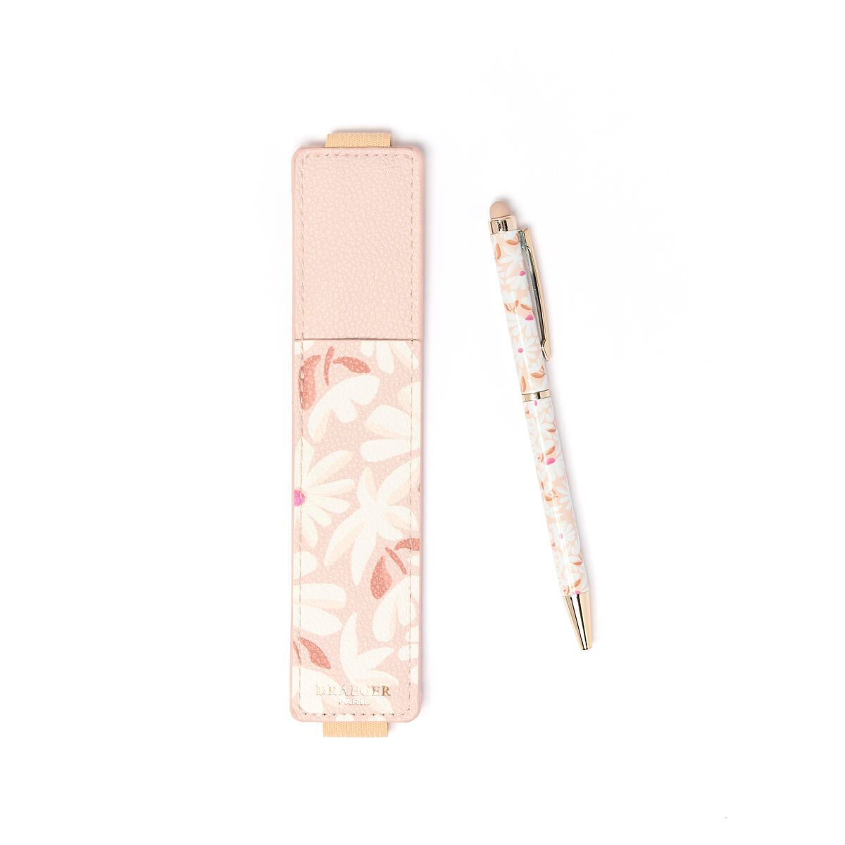 Bolígrafo táctil Office Chic Flores de color topo 2