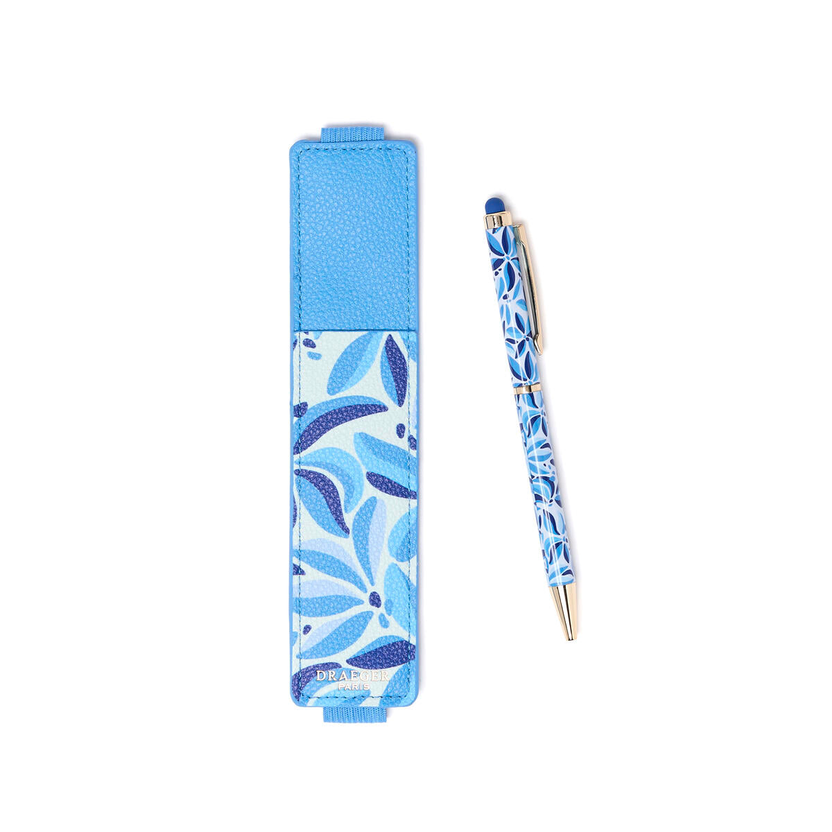 Bolígrafo táctil Office Chic Flores azules 2