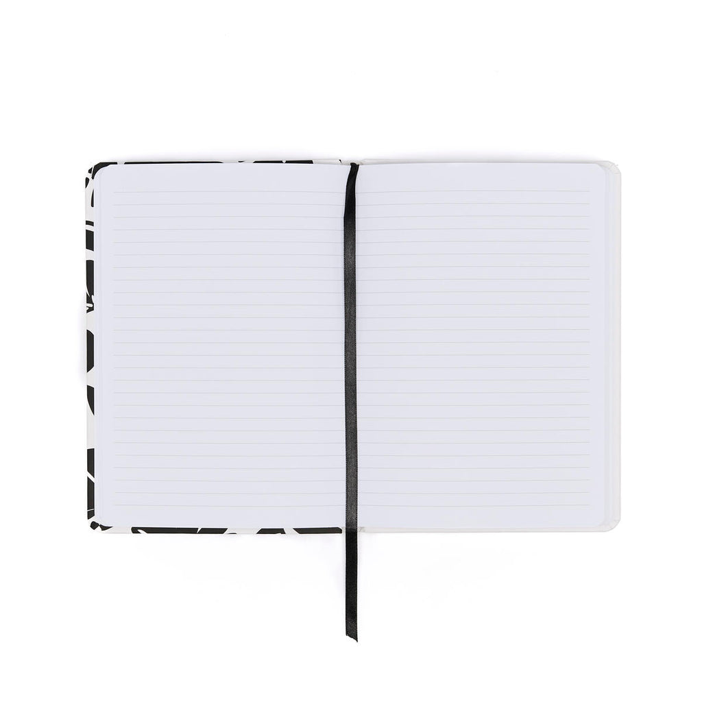 Cuaderno A5 Office Chic Flores negras 2