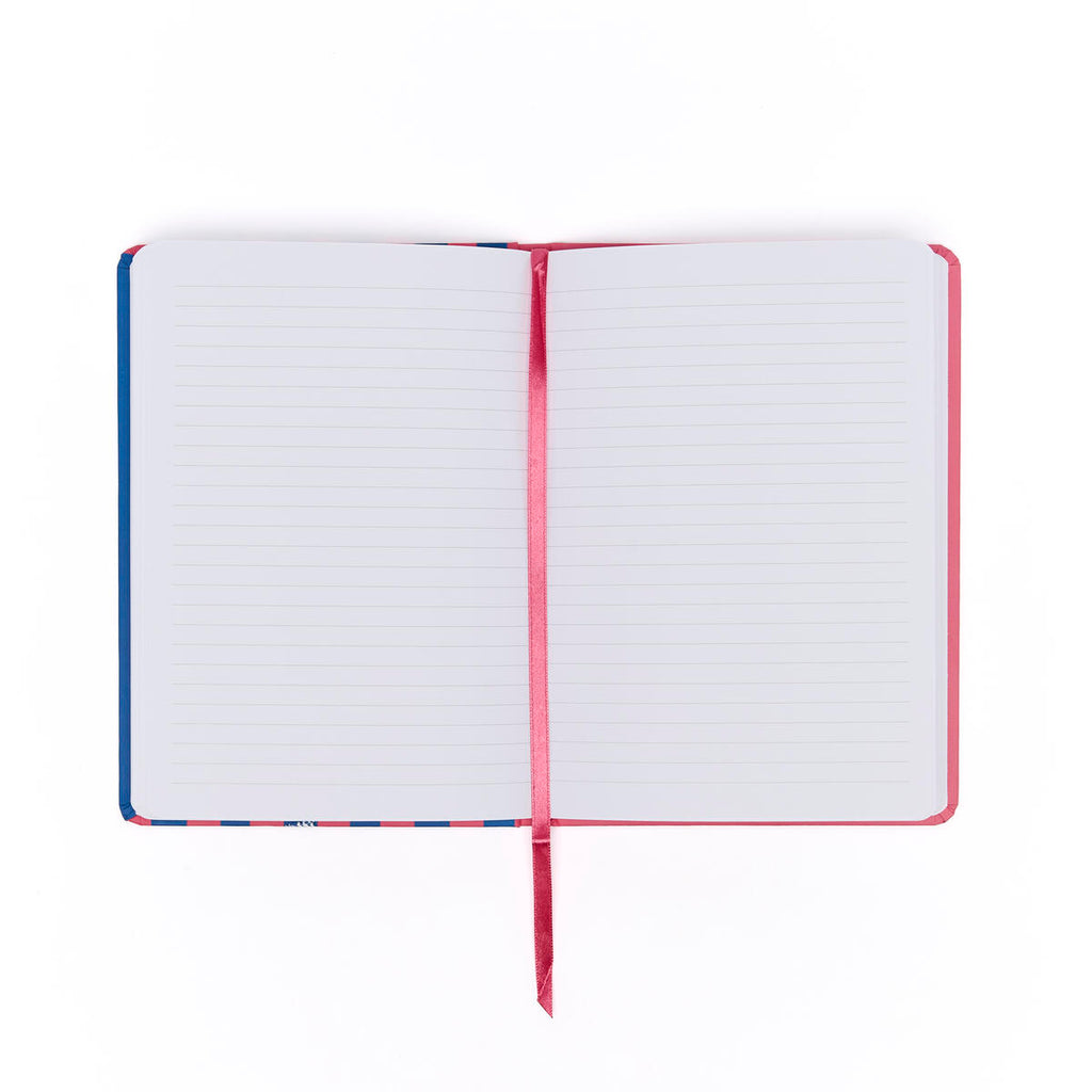 Cuaderno A5 Office Chic Azul y rojo 2