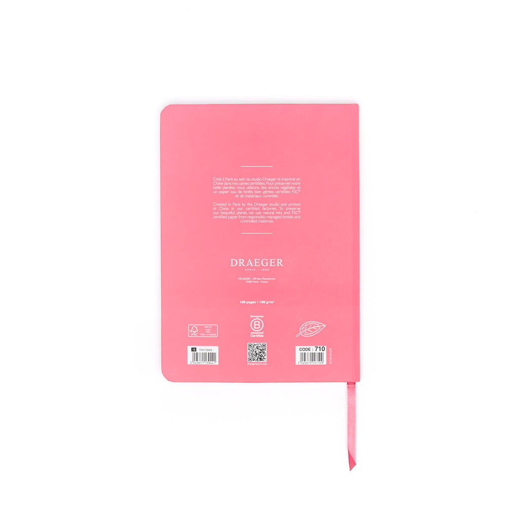 Cuaderno A5 Office Chic Azul y rojo 3