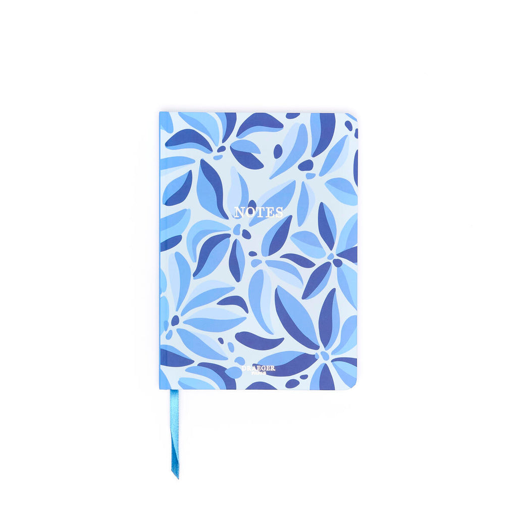 Cuaderno A5 Office Chic Flores azules 1