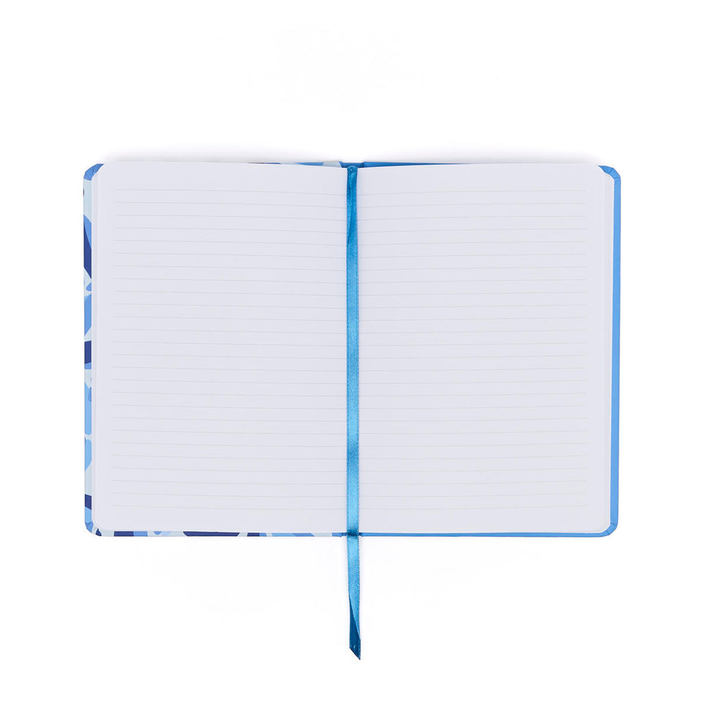 Cuaderno A5 Office Chic Flores azules 2
