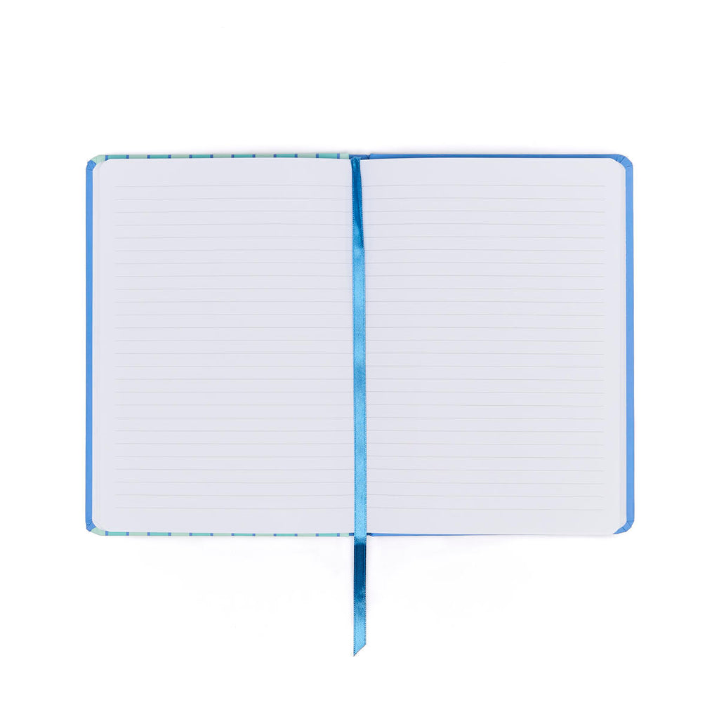 Cuaderno A5 Office Chic Rayas turquesas 2