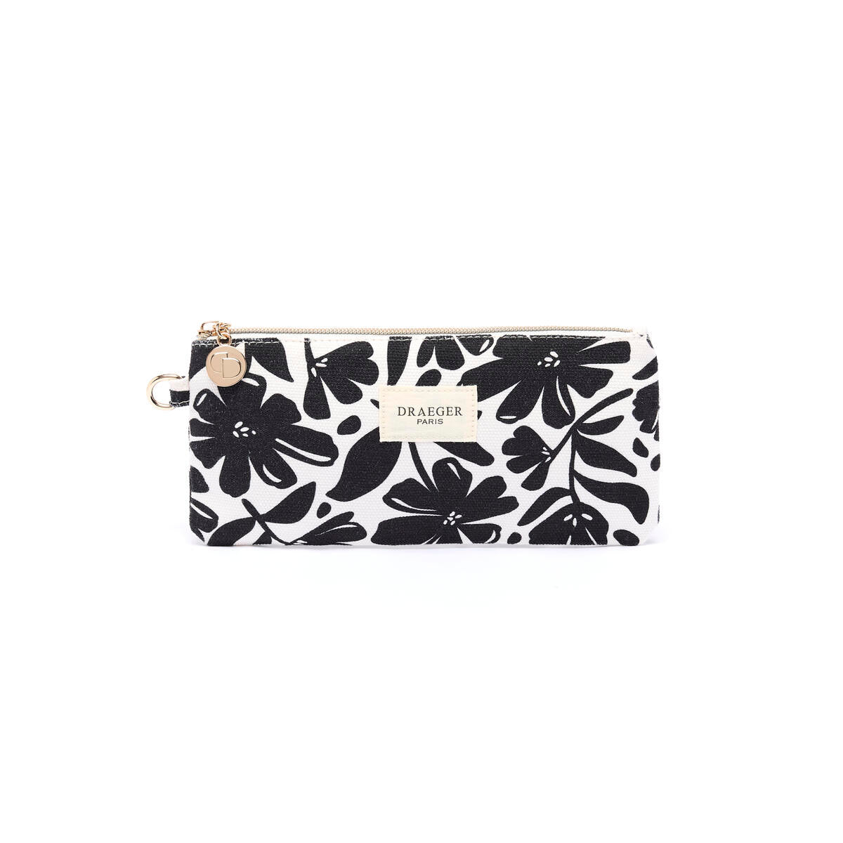 Estuche de algodón Office Chic Flores negras 1