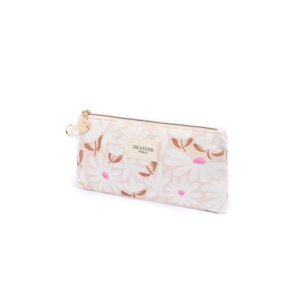 Estuche de algodón Office Chic Flores de color topo 2