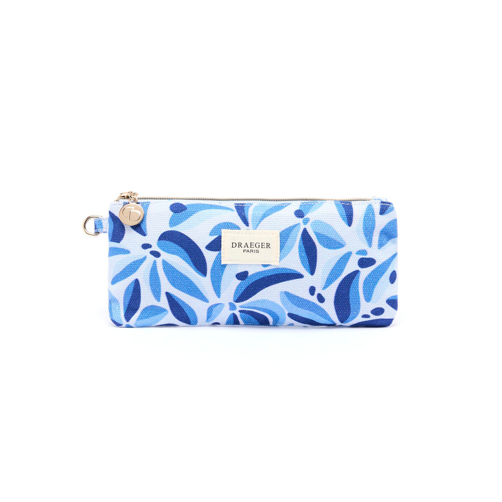 Estuche de algodón Office Chic Flores azules 1