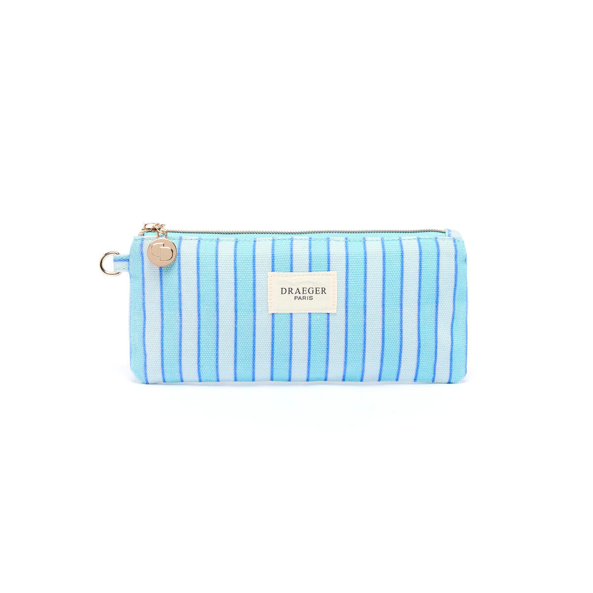 Estuche de algodón Office Chic Rayas turquesas 1