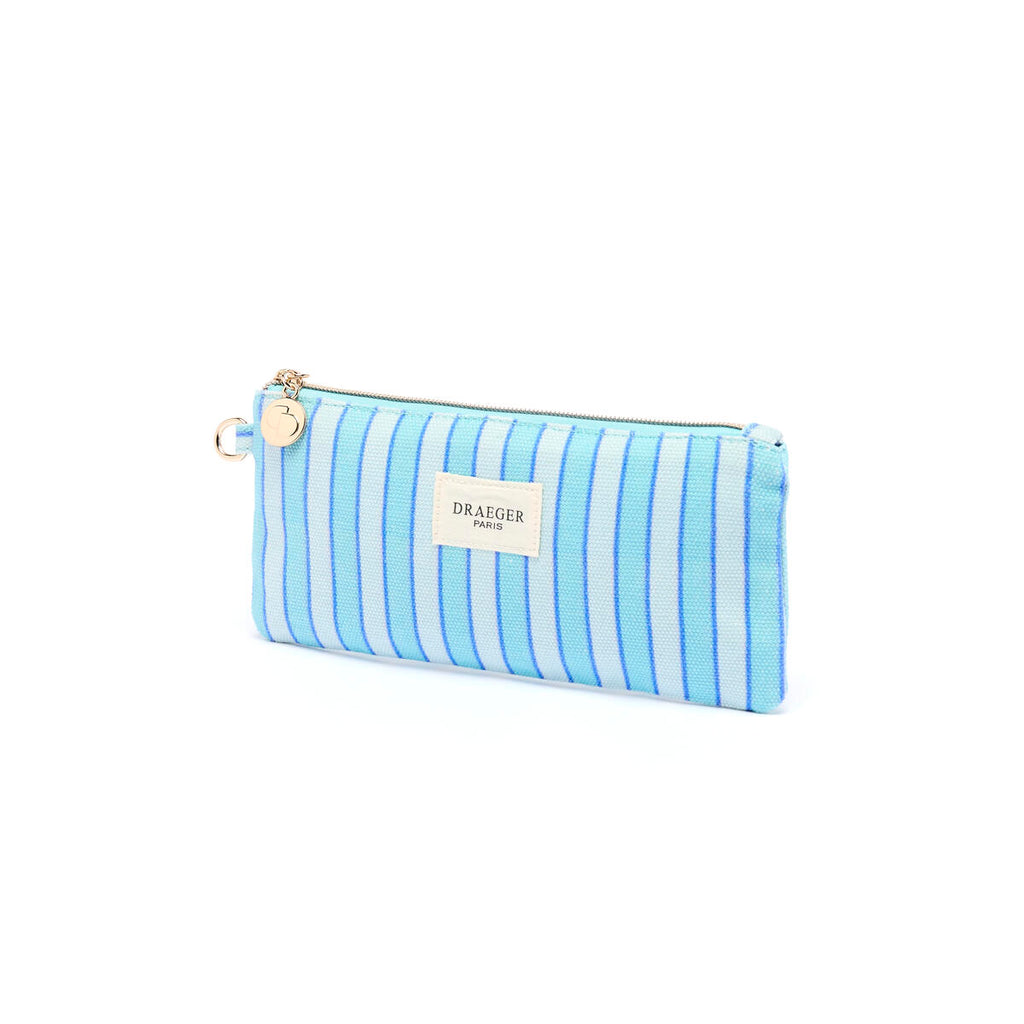 Estuche de algodón Office Chic Rayas turquesas 2