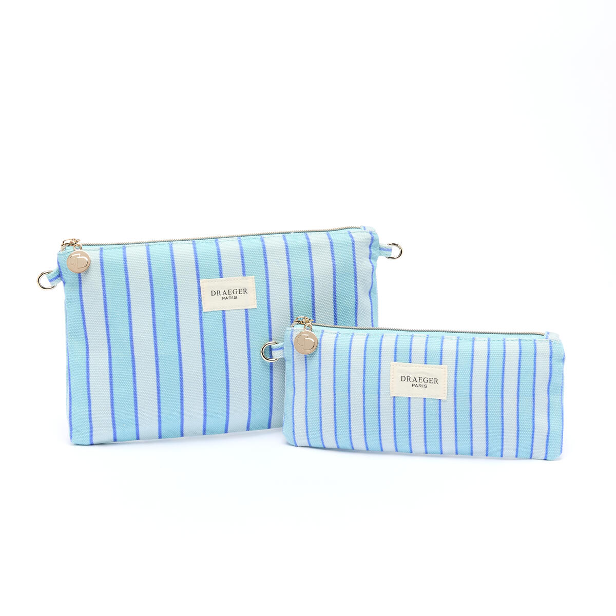 Estuche de algodón Office Chic Rayas turquesas 3