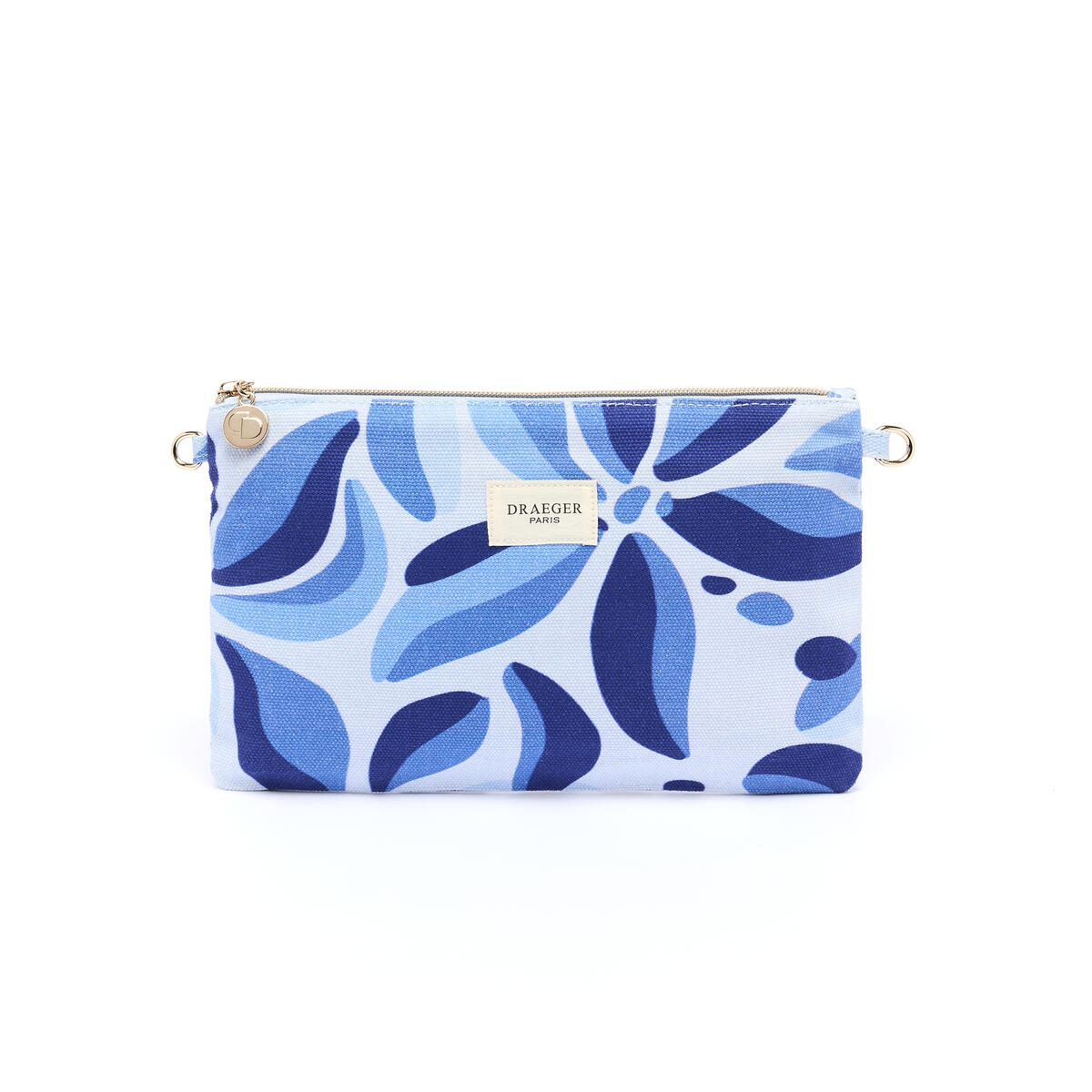 Estuche Office Chic Flores azules 1