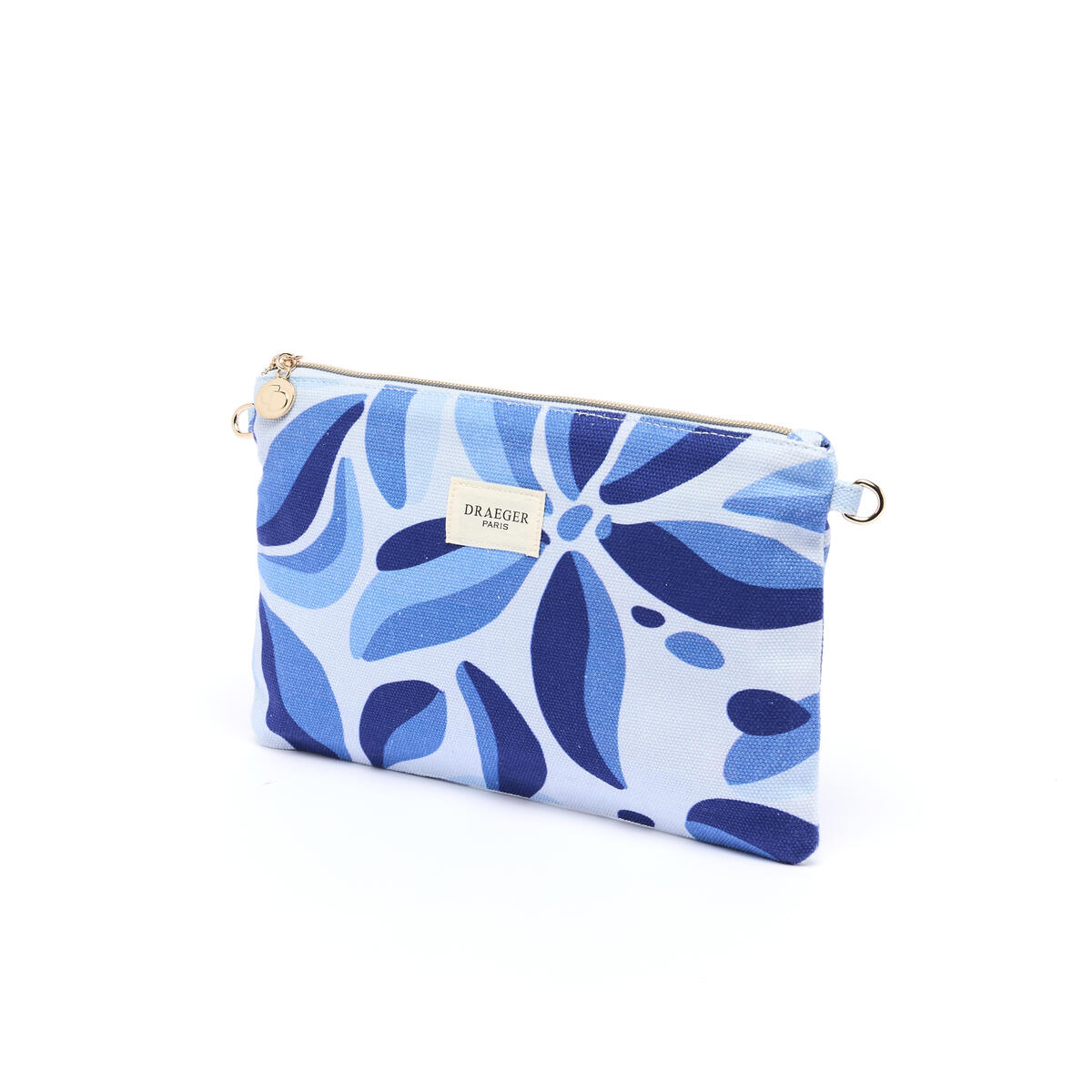Estuche Office Chic Flores azules 2