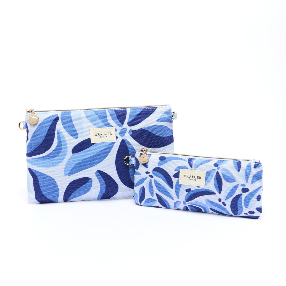 Estuche Office Chic Flores azules 3
