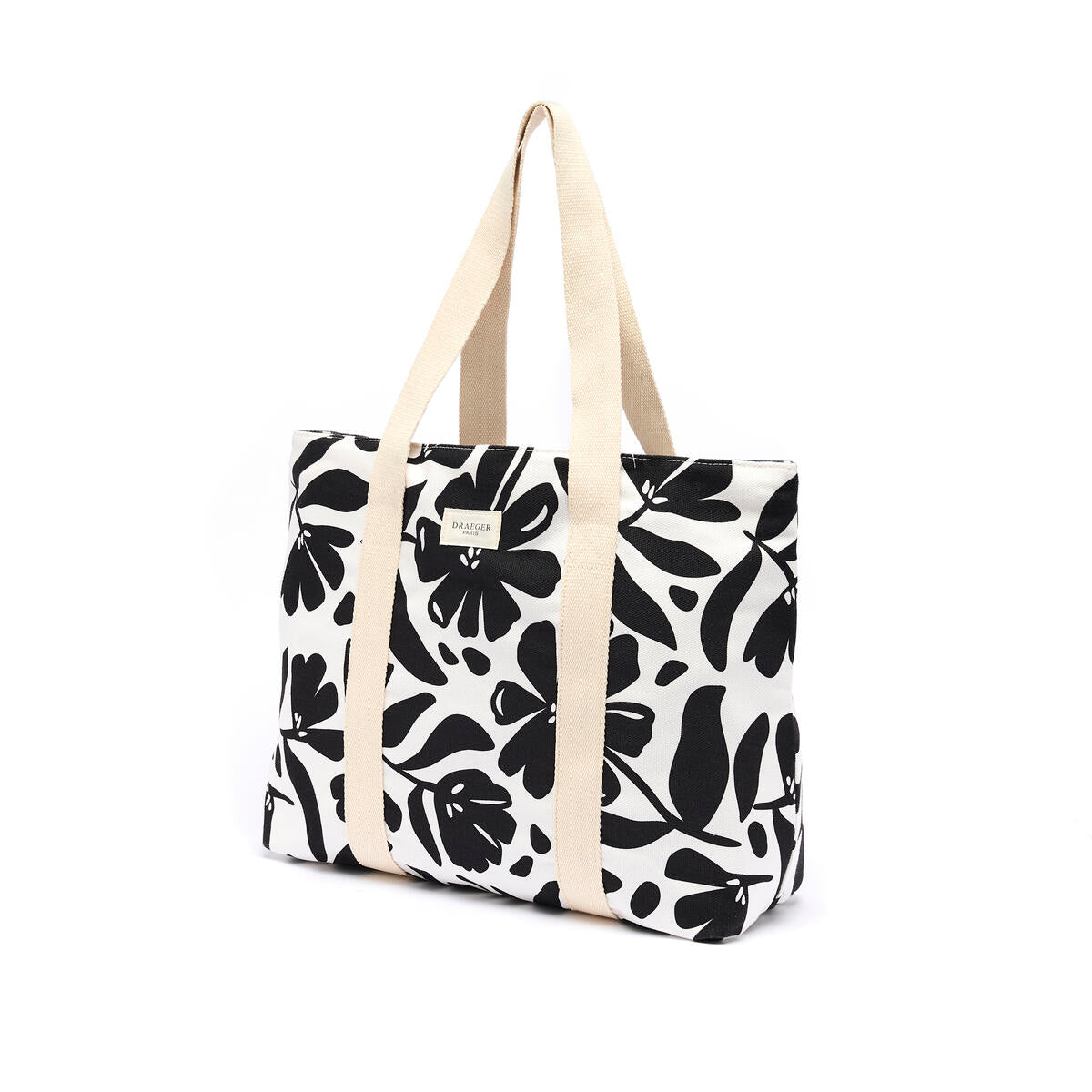 Tote Bag Office Chic Flores negras 2