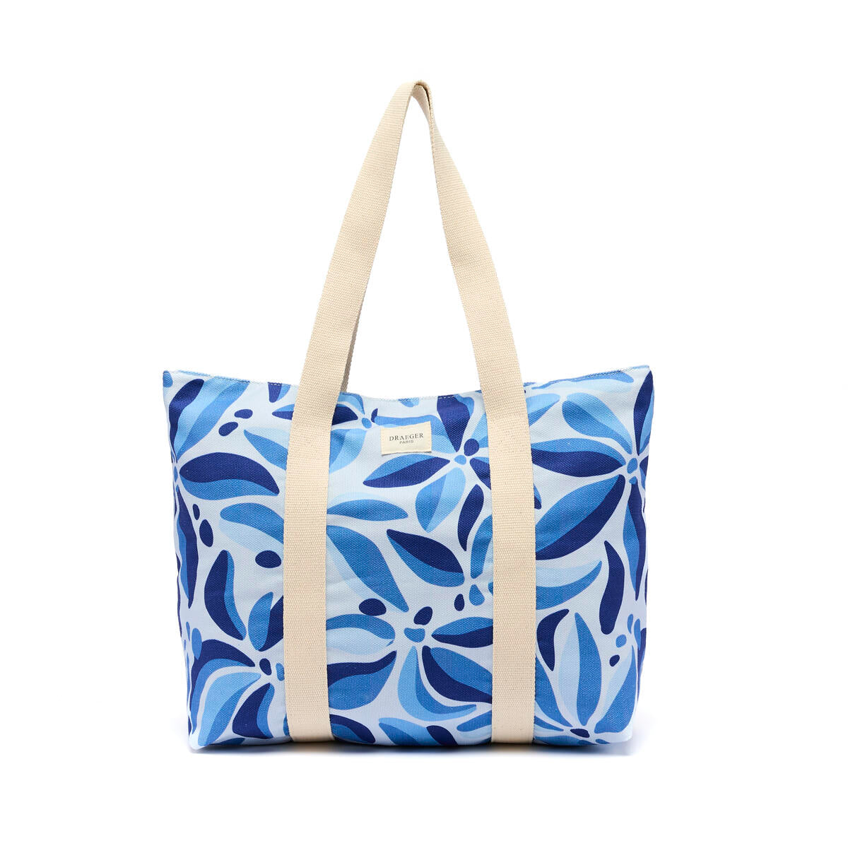 Tote Bag Office Chic Flores azules 1