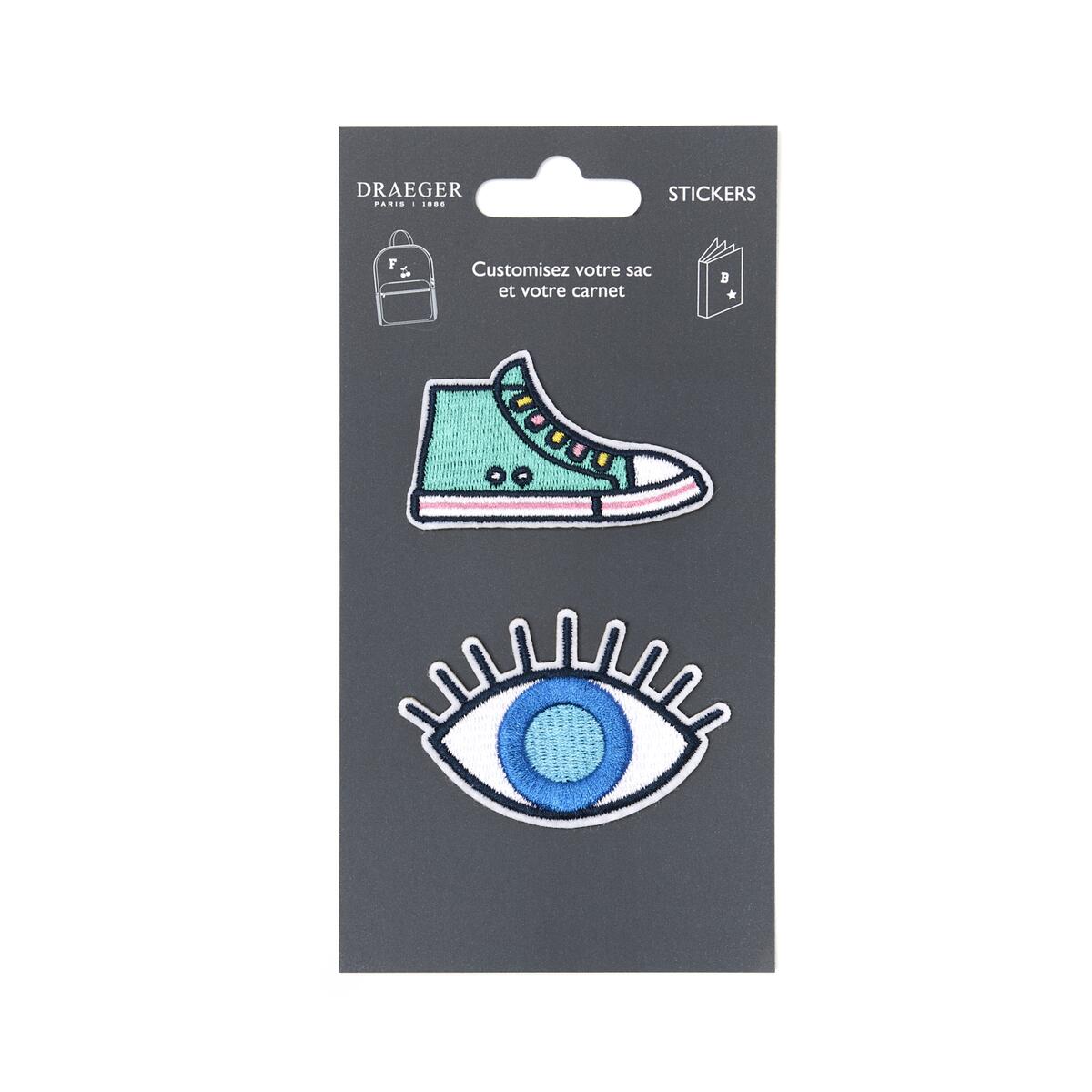 Parches Stickers Bordados - Varios Estilos Azul verdoso 1