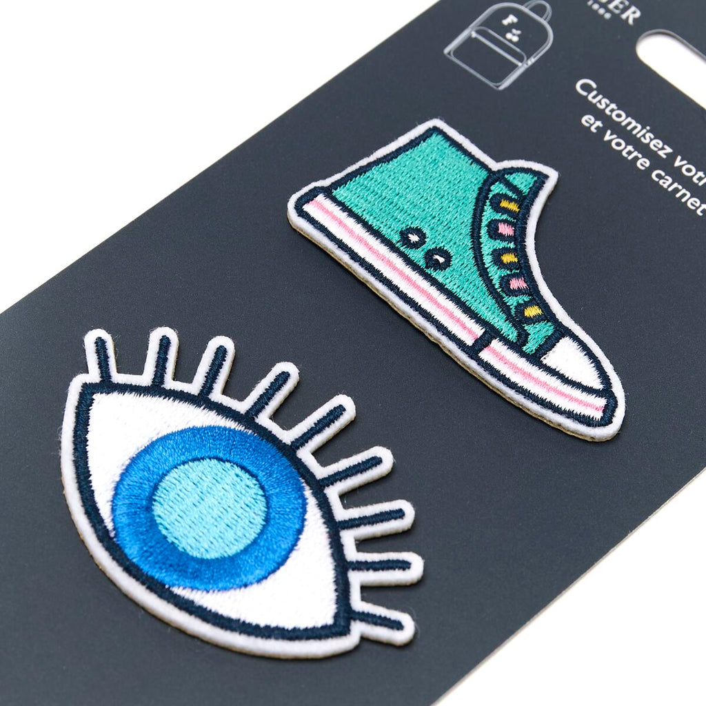 Parches Stickers Bordados - Varios Estilos Azul verdoso 2