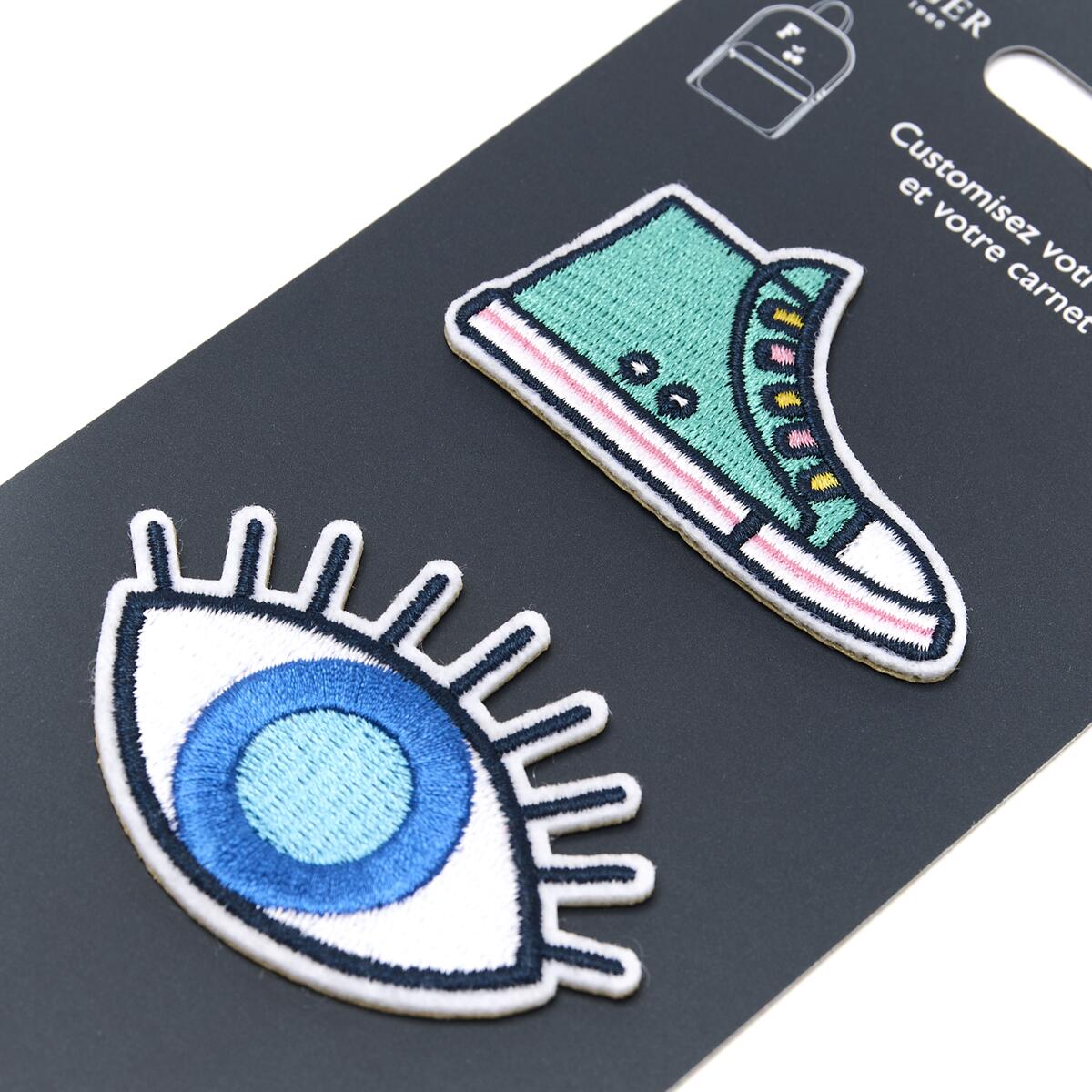 Parches Stickers Bordados - Varios Estilos Azul verdoso 2