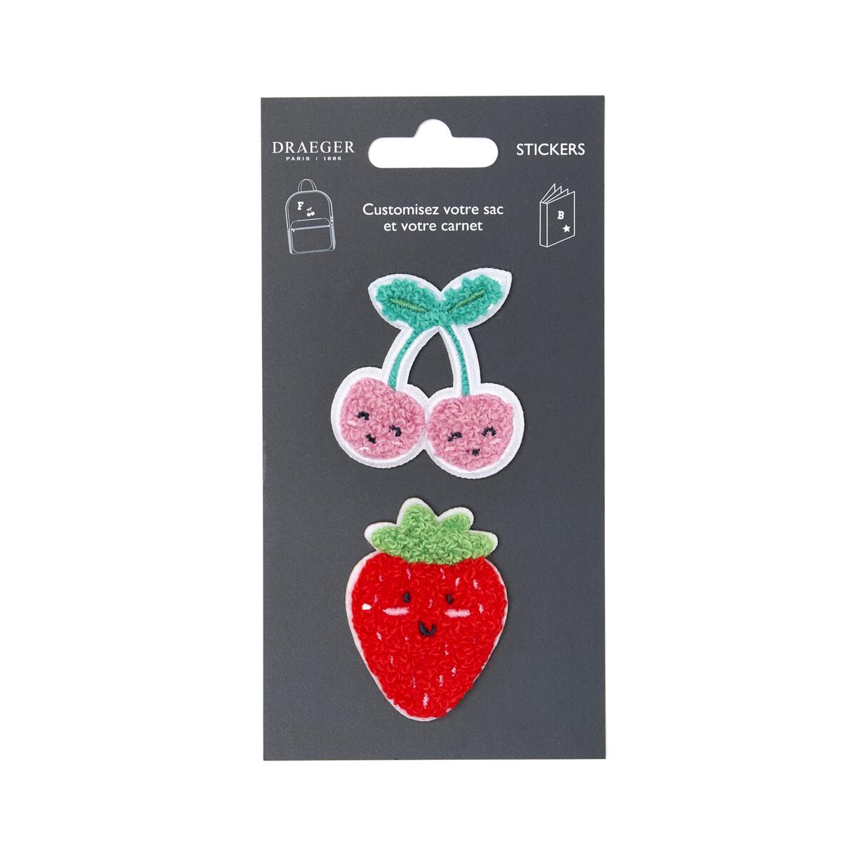 Parches Stickers Bordados - Varios Estilos Cereza 1