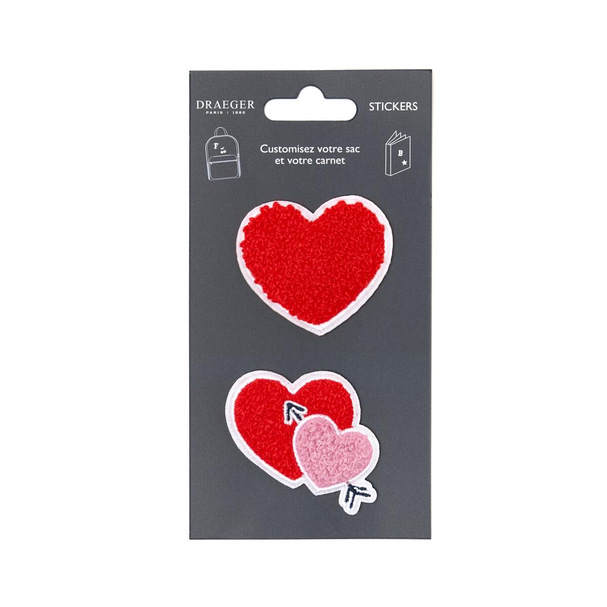Parches Stickers Bordados - Varios Estilos Rojo 1