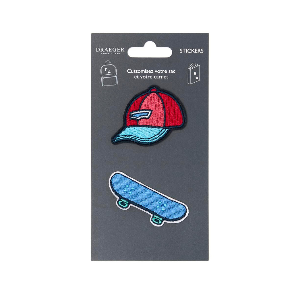 Parches Stickers Bordados - Varios Estilos Azul real 1