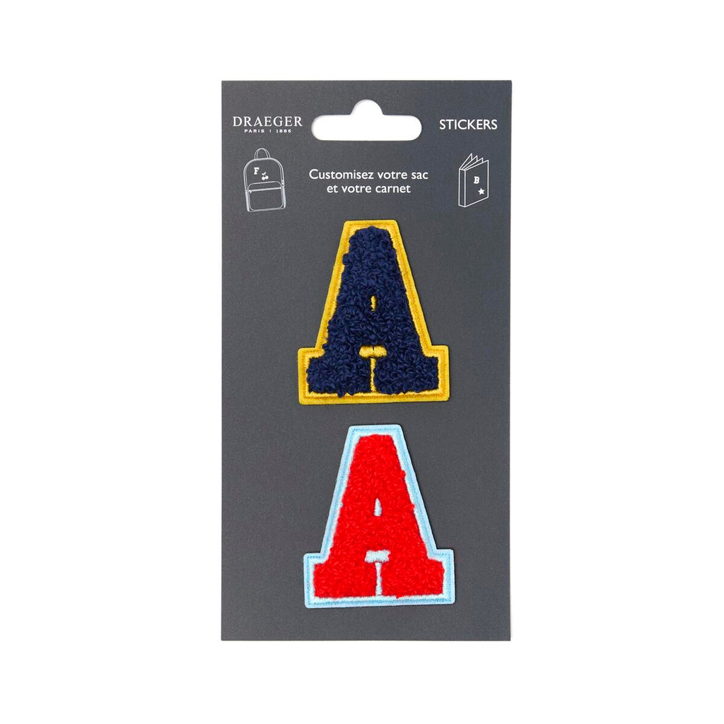 Parches de Letras Bordadas Personalizados A 1