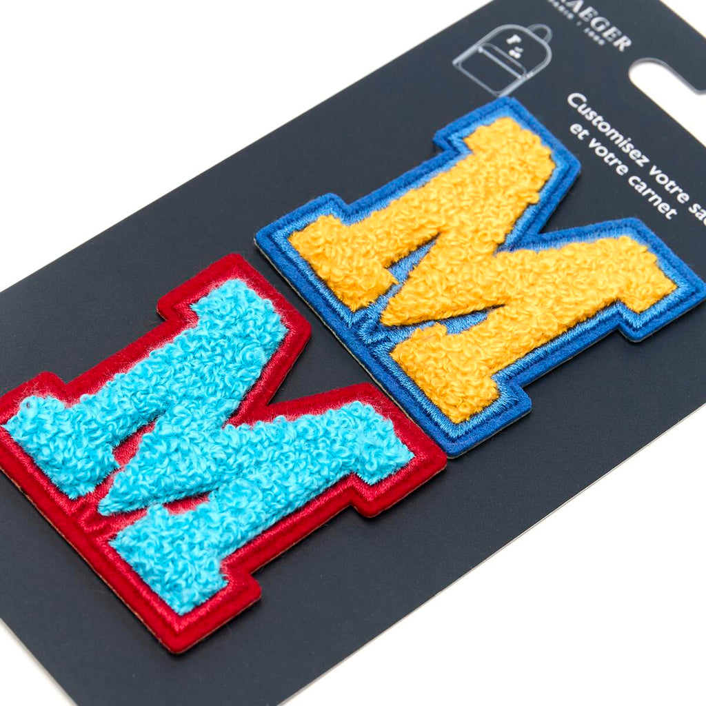 Parches de Letras Bordadas Personalizados M 2