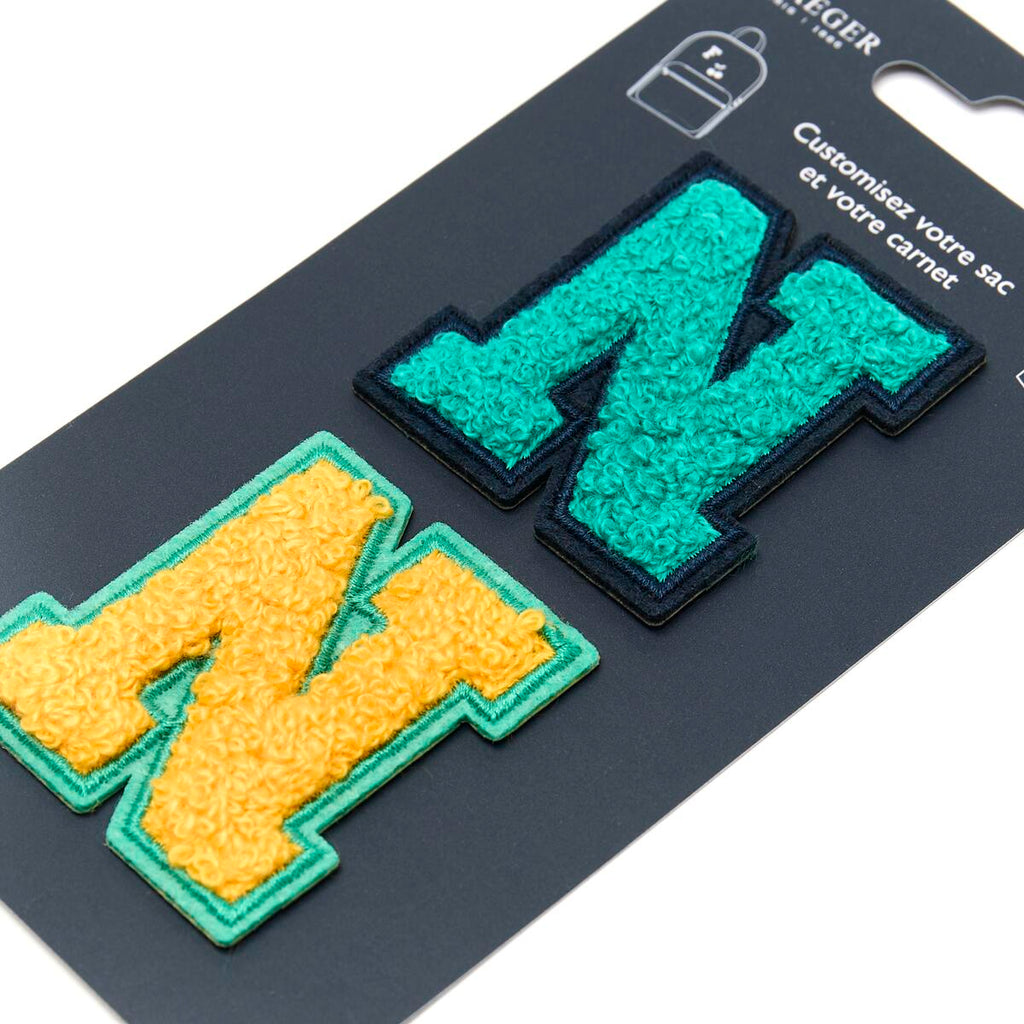Parches de Letras Bordadas Personalizados N 2